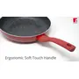 Bergner Bellini Plus 5 Layer Marble Non Stick Frypan 20 cm Induction Base Soft Touch Handle Food Safe (PFOA Free) Thickness 3.2mm 1 Year Warranty Red, 4 image