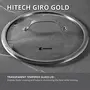 Bergner Hitech Giro Gold Triply Stainless Steel Scratch Resistant Non Stick Kadai/Kadhai with Glass Lid 24 cm 2.5 Liters Induction Base Food Safe (PFOA Free) 5 Years Warranty Silver, 9 image