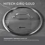 Bergner Hitech Giro Gold Triply Stainless Steel Scratch Resistant Non Stick Frypan/Frying Pan 24 cm Induction Base Food Safe (PFOA Free) 5 Years Warranty Silver, 9 image