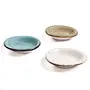 Rena Germany - Amalfi - Scoop Shape - Dining Table Platter - Porcelain Serving Tray - Multi-Purpose Multi Color 3 Pieces Set, 5 image