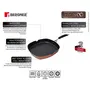Bergner Infinity Chefs Forged Aluminium Non-Stick Grill Pan (28cm Induction Base Copper), 4 image