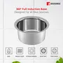 Bergner Essential Stainless Steel Tope with Induction Base (16 cm 1800 ml Silver), 3 image