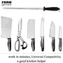 Rena Germany Knife Sharpening Rod/Stick - Manual Knife Honing Tool for Kitchen - Ideal for All Types of Knives & Scissors - 12 Inch, 14 image