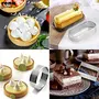 Rena Germany - Perforated Tart Ring - Tart Ring for Baking - Oval Tart Mould - Cake Mousse Ring Mold - 3 Pieces Set (145x20 mm), 11 image