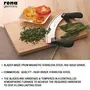 Rena Germany - Pizza Cutter - Pizza Slicer - Mezzaluna / Mincing Knife - Double Handle Ideal for Mincing Dicing Chopping & Slicing - with Serrated Knife, 6 image