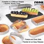 Rena Germany - Perforated Tart Ring - Tart Ring for Baking - Oval Tart Mould - Cake Mousse Ring Mold - 3 Pieces Set (145x20 mm), 10 image