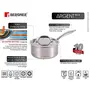 Bergner Argent 5CX 5-Ply Stainless Steel Saucepan with Stainless Steel Lid Riveted Cast Handle & Induction Base (16 cm 1.6 Liters Silver), 4 image