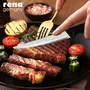 Rena Germany - Steak Knives - Kitchen Knifes - Stainless Steel - Serrated Knifes - Steak Knife - Set of 2, 13 image