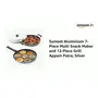 Sumeet Aluminium 7-Pieces Multi Snack Maker and 12-Piece Stainless Steel Grill Appam Patra (Silver), 3 image