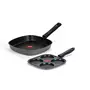 Sumeet NonStick Lacag Cookware Set (Grill Pan-22cm Dia + Mini Multi Snack Maker - 4 Cavity -19.5cm), 17 image