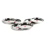 Sumeet Stainless Steel Dinner Plates - Set of 6 Pieces, 17 image