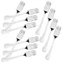 Sumeet Stainless Steel Dessert/Table Forks Set of 12 Pc  (18.2cm L) (1.6mm Thick), 6 image