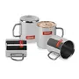 SUMEET Stainless Steel Coffee Mug - 4 Pieces Silver 210 ml, 6 image