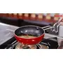 SUMEET Aluminium 2.6 mm Thick Non-Stick Piros Cookware Set (Red Dosa Tawa 26.5cm Dia Kadhai with Lid 1.5Ltr Capacity- 20cm Dia Grill Pan 1.1Ltr Capacity 22cm Dia Tadka Pan 10cm Dia), 3 image