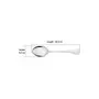 Sumeet Stainless Steel Dessert/Table Spoon Set of 6 Pc  (18.5cm L) (1.6mm Thick), 4 image