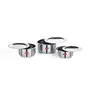 Sumeet Stainless Steel Tope/patila/cookware With Lids 370 550 800ml 3 Piece (Steel), 6 image