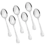 Sumeet Stainless Steel Dessert/Table Spoon Set of 6 Pc  (18.5cm L) (1.6mm Thick), 6 image