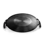 Sumeet Pre Seasoned Iron Concave Roti / Paratha Tawa 2.5mm Thick (Double Side Handle) 31.5 cm, 12 image