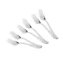 Sumeet Stainless Steel Baby/Medium Forks Set of 6 Pc  (15.5cm L) (1.6mm Thick), 5 image