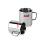 Sumeet Stainless Steel Double Wall Tea and Coffee Big Mug Set of 2Pcs (300 Ml Each), 6 image