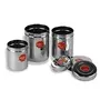 Sumeet Stainless Steel Vertical Canisters/Ubha Dabba/Storage Containers Set of 3Pcs (No. 7 to No. 9) (350ml 500ml 700ml), 7 image