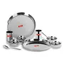 SUMEET Stainless Steel Buffet/Dinner Set (10 Pieces Silver), 6 image