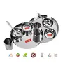 SUMEET Stainless Steel Buffet/Dinner Set (10 Pieces Silver), 3 image