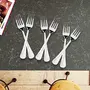 Sumeet Stainless Steel Baby/Medium Forks Set of 6 Pc  (15.5cm L) (1.6mm Thick), 3 image