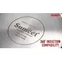 Sumeet Cook Smart TriPly SAS (Steel-Aluminium-Steel - 3 Layers) Kadhai with Lid - 2.5Ltr - 24Cm, 3 image