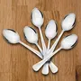 Sumeet Stainless Steel Dessert/Table Spoon Set of 6 Pc  (18.5cm L) (1.6mm Thick), 5 image