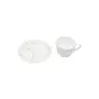 Clay Craft Marble Finish Cup & Saucer Set of 12 ( 6 Cups + 6 Saucers) - 180 ml Each (White), 5 image