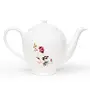 Clay Craft Fine Ceramic Flower Printed Tea Pot -Approx 1150ml - 1 Pc, 5 image