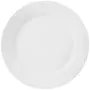Clay Craft Bone China Basics Ripple Plain Dinner Plate (White 10.5 Inches) -4 Pcs., 3 image