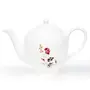 Clay Craft Fine Ceramic Flower Printed Tea Pot -Approx 1150ml - 1 Pc, 6 image