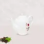 Clay Craft Fine Ceramic Flower Printed Tea Pot -Approx 1150ml - 1 Pc, 3 image
