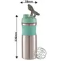 Signoraware Rock Shaker Bottle Stainless Steel Set of 1 750 ml Green, 3 image