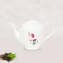 Clay Craft Fine Ceramic Flower Printed Tea Pot -Approx 1150ml - 1 Pc, 2 image