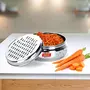 Sumeet Stainless Steel Vegetable Grater With Storage Container, 7 image