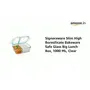 Signoraware Slim High Borosilicate Bakeware Safe Glass Big Lunch Box 1000 ML Clear, 3 image