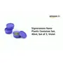 Signoraware Nano Plastic Container Set 40ml Set of 3 Violet, 3 image