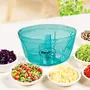 Pigeon by Stovekraft 2 in 1 Plastic Mini Handy Chopper Combo Pack (Green 400 ml), 3 image