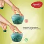 Pigeon by Stovekraft 2 in 1 Plastic Mini Handy Chopper Combo Pack (Green 400 ml), 5 image