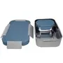 Jaypee Plus Stainless Steel Lunch Box Taurus- 2 Pieces 900 ml Blue, 5 image