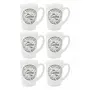 Luminarc Opalware Large Coffee Mugs Set of 6 Pieces 320 ML LM-N8729, 4 image