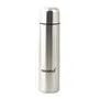 Coconut Stainless Steel Lava Thermos Steel Flip Lock Vacuum Flask - 1000 ML (Food Grade 304) - Silver, 3 image