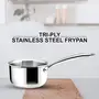 Pringle Triply Stainless Steel Saucepan 16 cm with Riveted Cast Handle | 1500 ml Capacity| Induction Base | Cookware | Home and Kitchen, 2 image