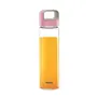 NEO Borosilicate Glass Water Bottle with Pink Handle for Fridge and Office 550ml, 2 image