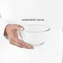 Borosil Basics Glass Mixing Bowl with lid - Set of 2 (350ml) Microwave Safe, 6 image
