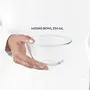 Borosil Glass Mixing Bowl Set with Lid 350 ml Set of 2 Transparent, 5 image