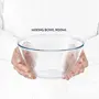 Borosil Glass Mixing Bowl with lid - Set of 2 900 ML Oven and Microwave Safe, 5 image